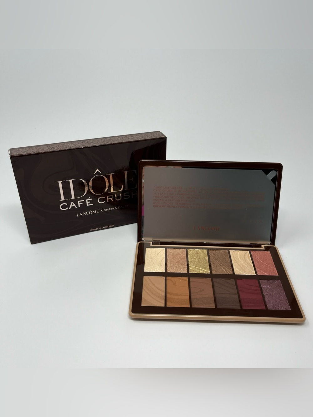 Lancome Idole Cafe Crush Eye Makeup Platte (12 Shades) x Sheika Daley 2025 NIB